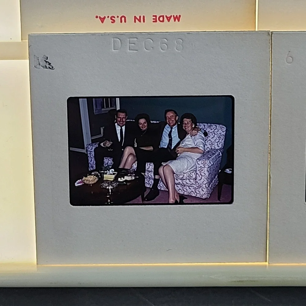 Lot of 30 Slides‎ Party Christmas People Gatherings 1968